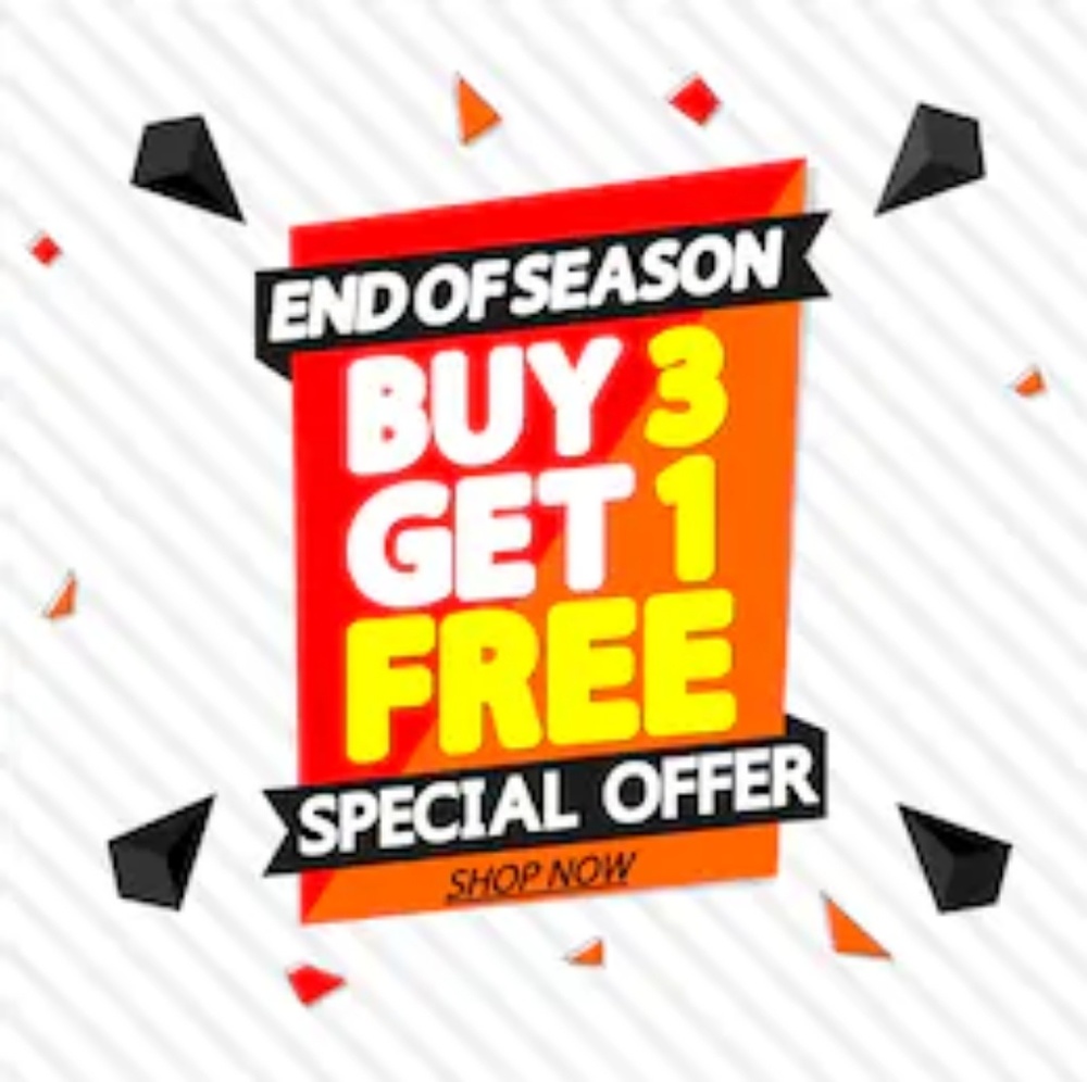 Buy 3 get 1 free!! LABOR DAY SALE